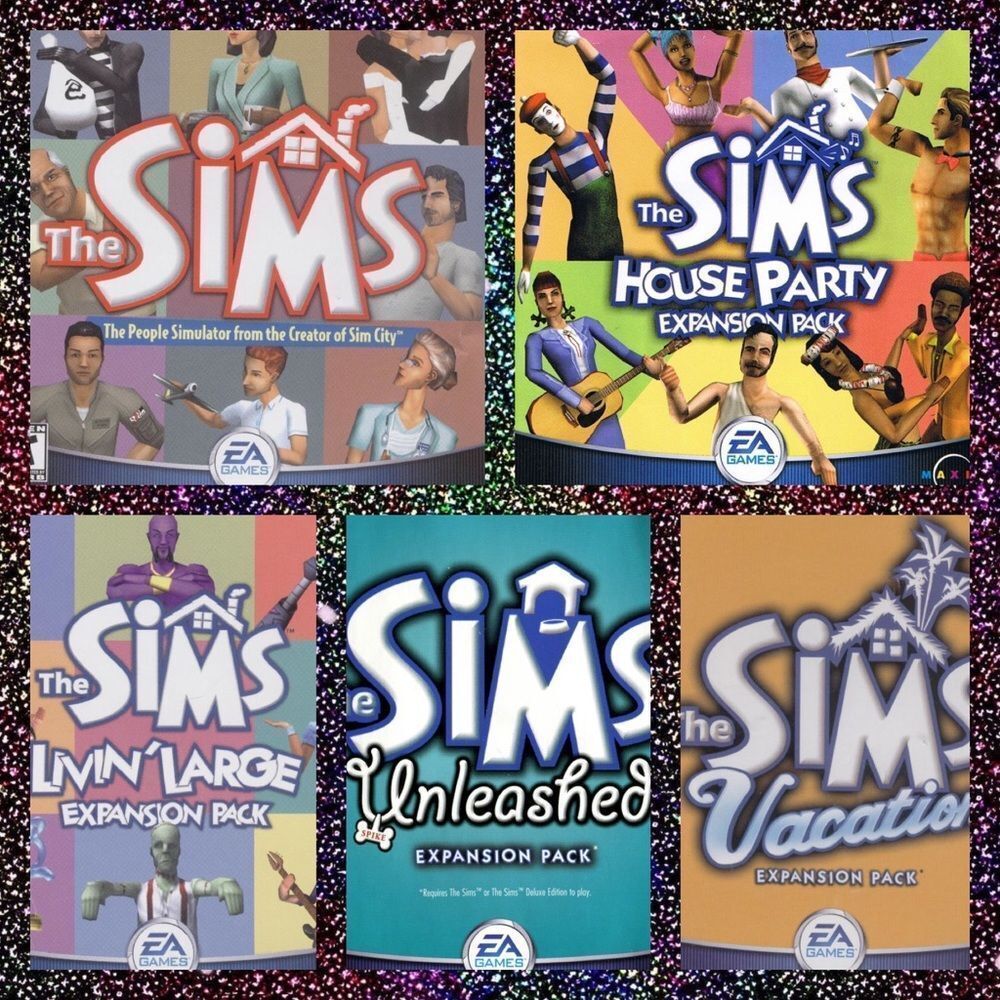 The SIMS PC Game Plus 4 Expansion Packs